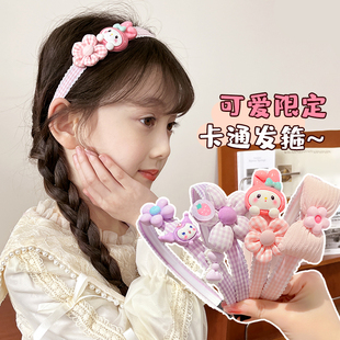 儿童发箍女童不勒头发饰宝宝压碎发捆发卡小女孩2024新款 头箍头饰
