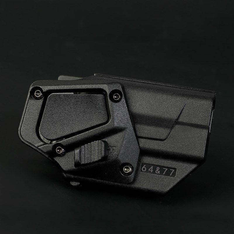 龙鳞甲新型通用64旋转抢套塑钢92快拔套战术枪套腰部77式腰快拔套