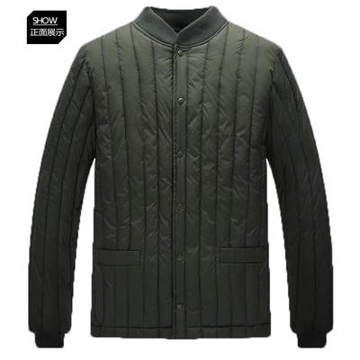 秋冬中老年内胆男轻薄羽绒棉服内穿加绒加厚贴身短款爸爸装小棉袄