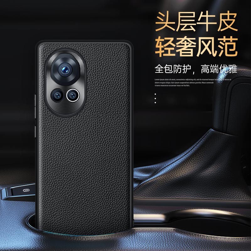 牛皮包邮华为手机壳金属镜nova12
