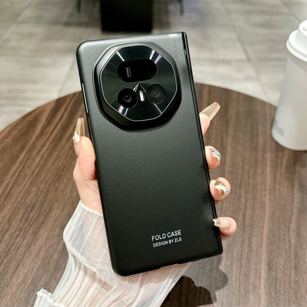 适用于荣耀magicv5手机壳侧边铰链壳膜一体时尚个性透明魔术v5全包防摔保护套超薄磨砂MBH-AN10高档钢化玻璃