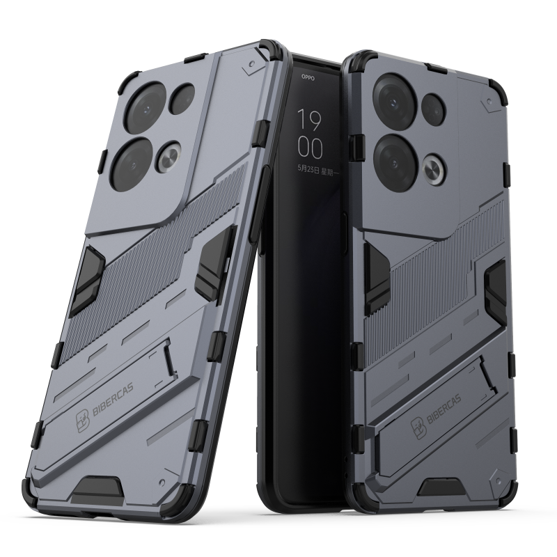 适用于 oppo reno8pro+手机壳金属一体支架钢铁侠0p