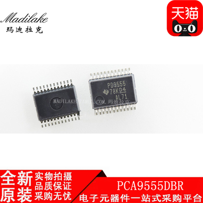 全新原装 PCA9555DBR 贴片SSOP24 扩展器IC 丝印PCA9555 现货供应