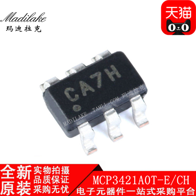 全新原装 MCP3421A0T-E/CH 贴片SOT23-6 模数转换器IC 丝印CA现货
