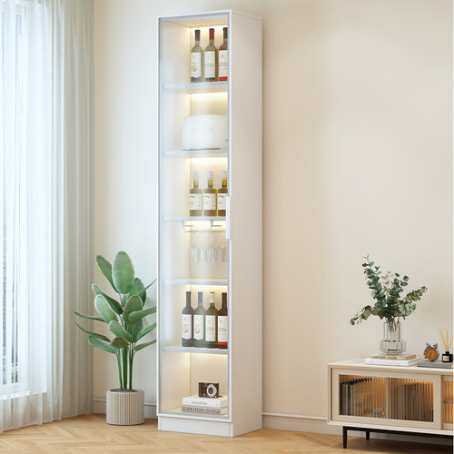 橙榴香落地多层酒柜书柜书架组合