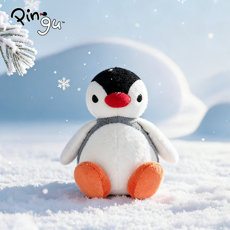 【特价 现货速发】pingu企鹅公仔正版毛绒玩偶抱睡娃娃送朋友礼物