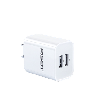 品胜三口usb充电器适用苹果iPhone14安卓手机平板通用双口充电头5V2A一拖三插座四口多功能usb插头多孔冲电