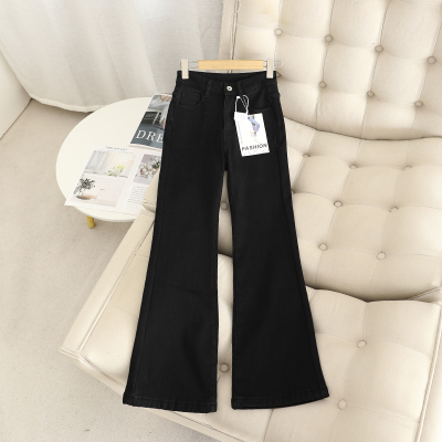 微喇裤长裤加绒2024冬季