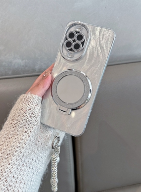 适用于华为nova14手机壳n0va14pro带镜头膜14ultra高级感tlr-al00支架por镜子u手绳nove全包防摔navo活力版5g