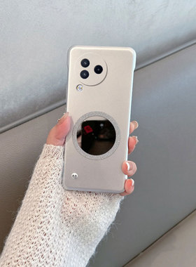 适用于小米civi3手机壳无边框23046PNC9C半包cviv3硬壳cv3曲面屏vici带镜子cici超薄civil新款cviv女cicv civ