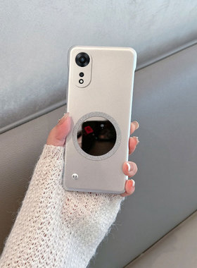 适用于oppoa58手机壳无边框a1活力版a58x5g半包phj110硬壳opa585g带镜子0pp0a85x超薄oppa1x新款女款poopa