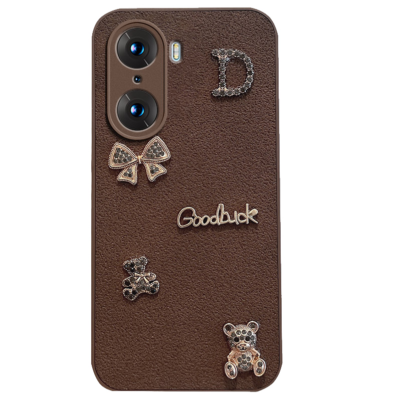 适用于华为荣耀60手机壳60pro新款女lsa一an00曲屏p60por可爱pr0复古六零曲面屏六十个性创意6o全包防摔anoo