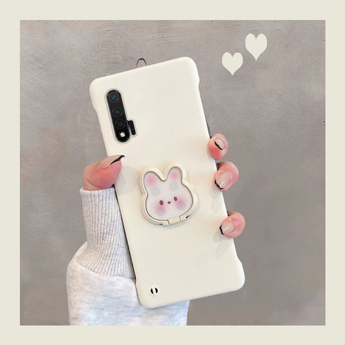 适用于华为nova6无边框硬壳兔子