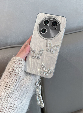 适用于oppofindx6手机壳0pp0findx6pro女pgfm10带镜头膜find全包防摔x6蝴蝶por高级感p薄款opx保护套oppofinx