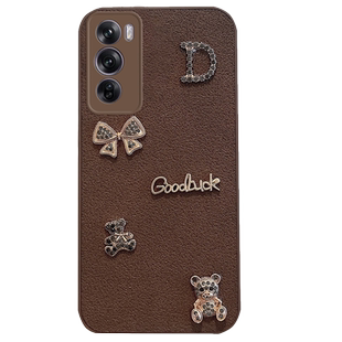 适用于opporeno12手机壳0pp0reno12pro新款女pjv110可爱pjw110复古oppor12系列opopreno创意opporone全包防摔