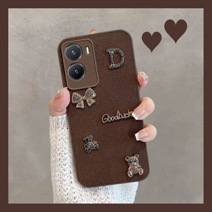 适用于vivoy35手机壳y35 V2230A可爱V2279A复古viv0丫y35m十vivo加vovoy355g创意viviy全包防摔套5g女voy 新款