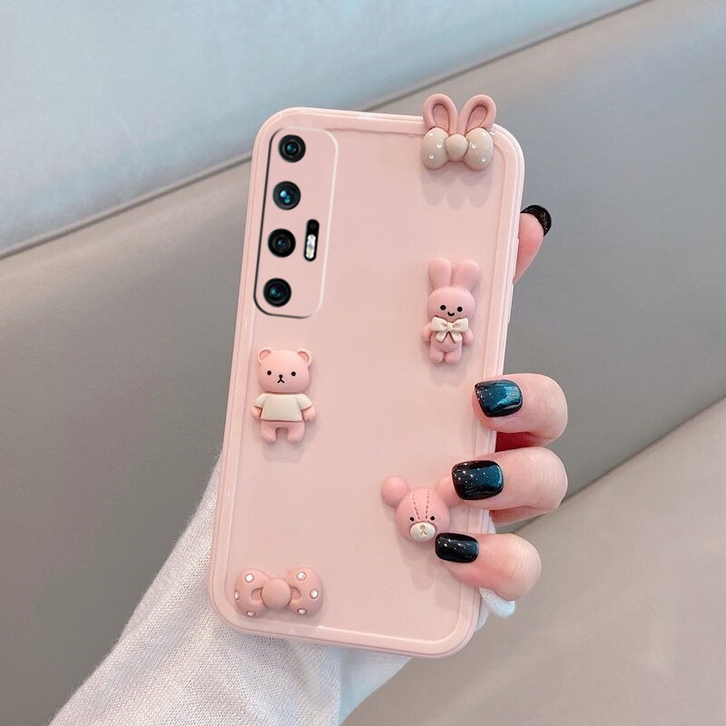 适用于小米10s软壳立体卡通防摔