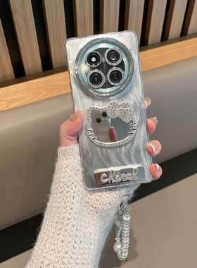 适用于华为荣耀x60pro手机壳brp-an00新年款honor60xpro可爱镜子叉六零por自带镜头膜brpan00全包防摔x6opro