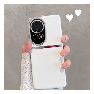 nowa女款 n0va皮纹navo高级感note12por白色硬壳u n12ultra简约nava时尚 适用于华为nova13手机壳novo12pro新款