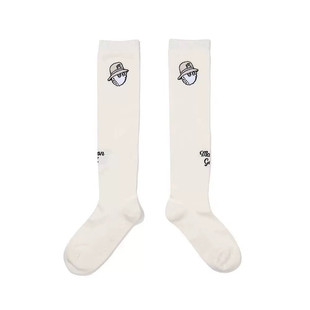 韩国malbon高尔夫球袜子女长筒袜24夏季 百搭户外运动袜golf袜 新款