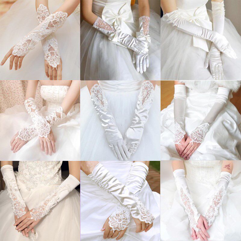 新款新娘蕾丝白色结婚手套新娘婚纱婚礼手套秋季长款勾指加长冬季|ruв категории Аксессуары, свадебное платье, аксессуары, свадебное перчатки - от Buy2taobao.com для оказания профессиональной услуги покупки агента Taobao