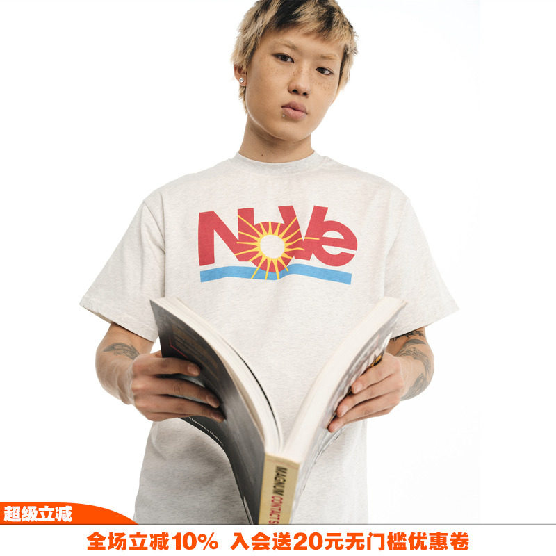 NOVACAM 夏新款cleanfit美式街头vintage恶搞印花国潮宽松短袖T恤