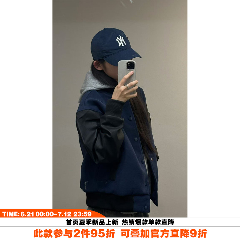 NOVACAM 美式复古cleanfit街头休闲高街短款vibe棒球夹克外套男