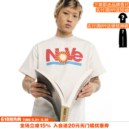 NOVACAM美式街头字母国潮短袖