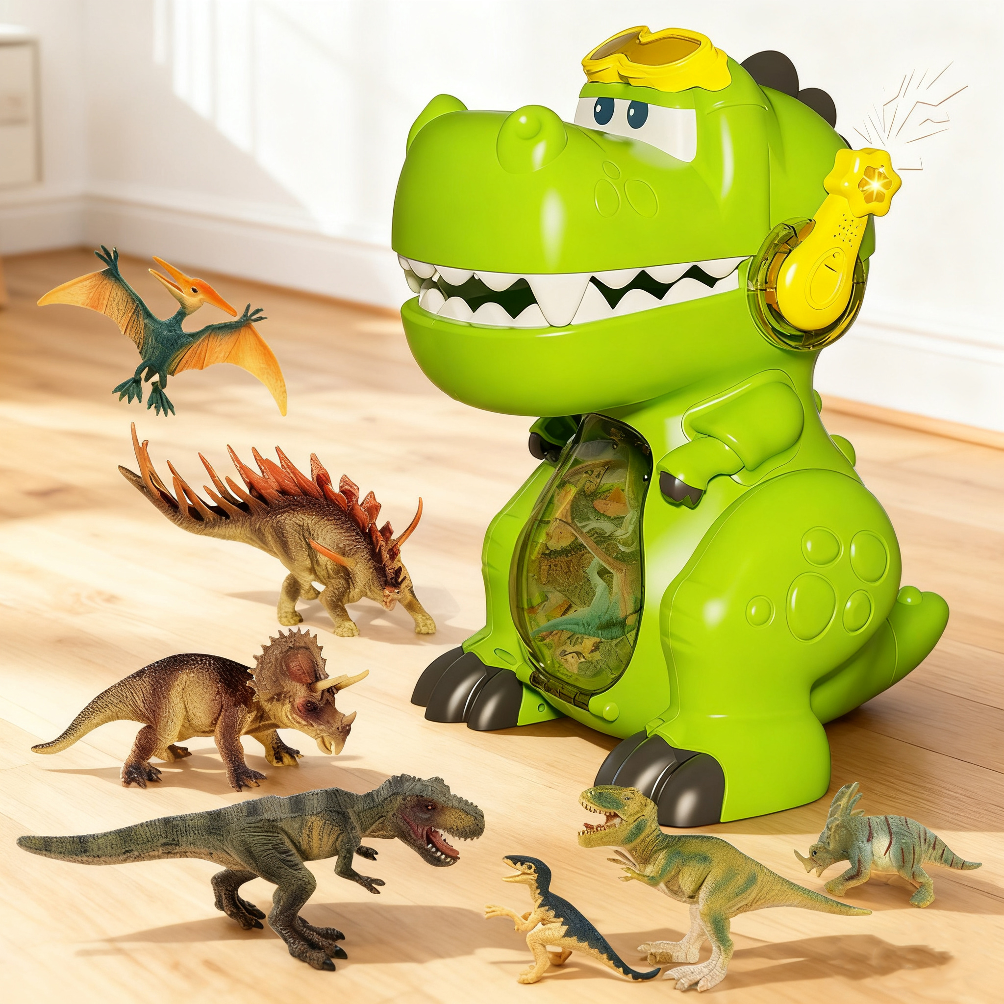 大号恐龙玩具男孩霸王龙动物模型