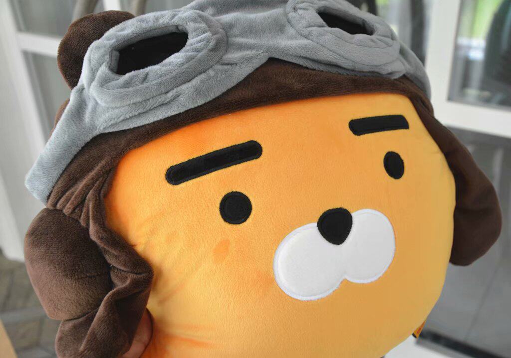 Cute cartoon kakao friends Pilot Ryan lion Plush Pillows Cushion sofa Pillowin the Home Fabric , Pillow/Pillow  category - from Buy2taobao.com to provide professional Taobao agent buy service