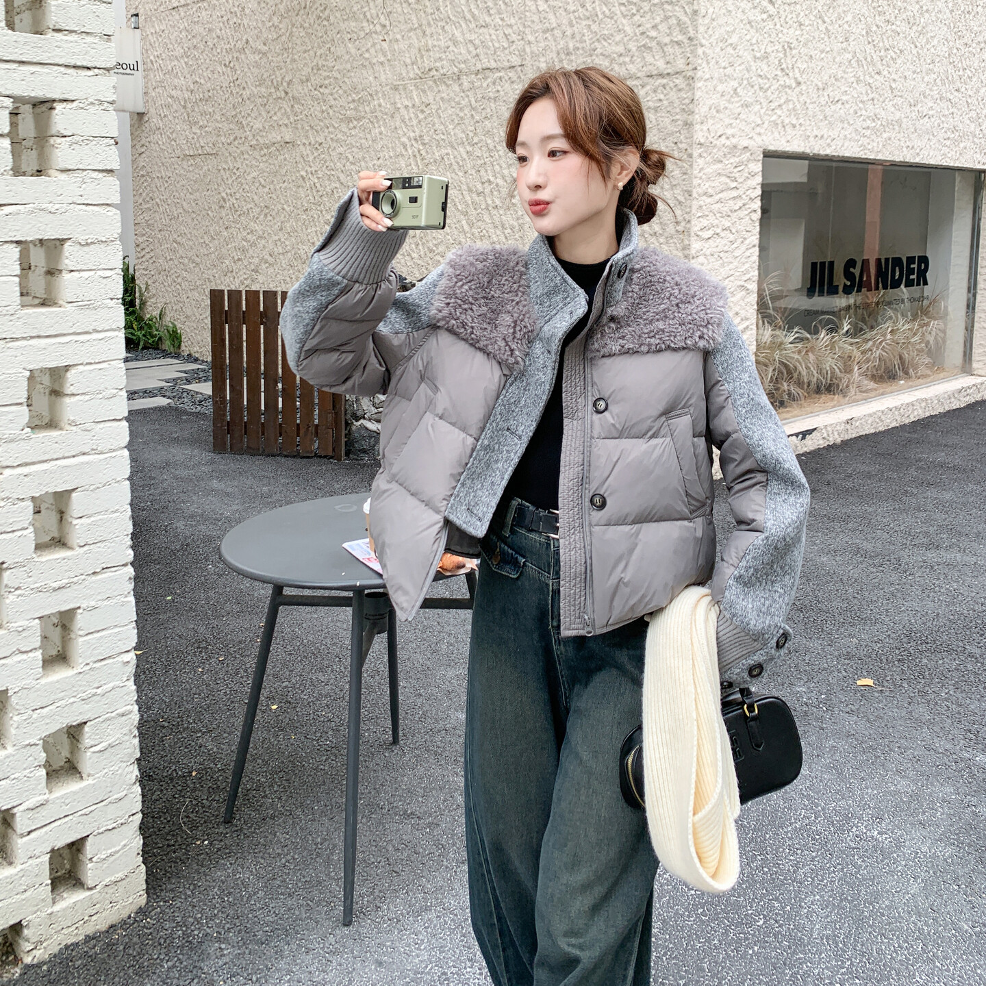 首发新款  冬季拼接休闲90绒羽绒服2C098-9063P265K388