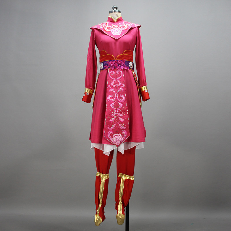 新款古典舞演出服女红玉丹心剧目服古风民族舞蹈服装艺考独舞定制
