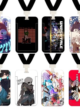 传说之下骷髅头sans学生校园银行卡套门禁饭卡厂牌公交地铁工作证