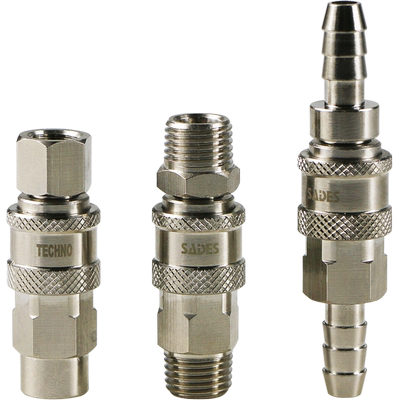 自锁封闭式快速pm1外丝铜镀镍