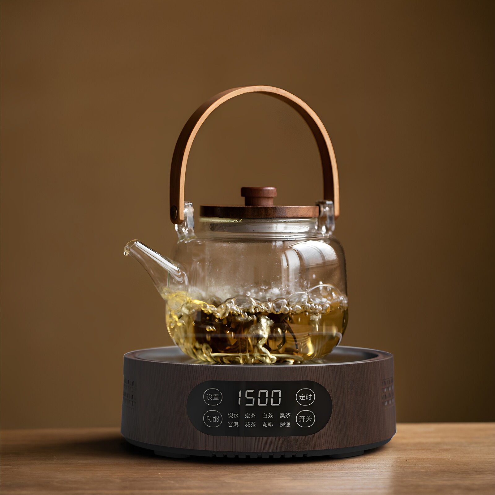 乐米思多功能电陶炉茶炉家用1500W大功率静音煮茶器迷你小型茶炉图片