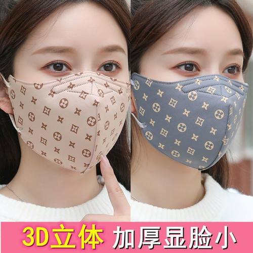 3D立体口罩女秋冬保暖防寒加大加厚个性时尚款