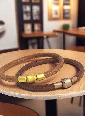 可穿3D转运珠牛皮手绳手链