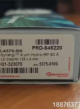 全新飞诺美液相色谱柱 Synergi TM 4um Hydr议价