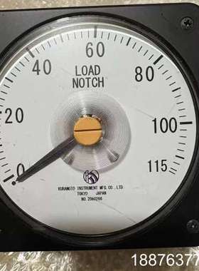 日本回流KURAMOTO压力表，LOAD NOTCH系列，原议价