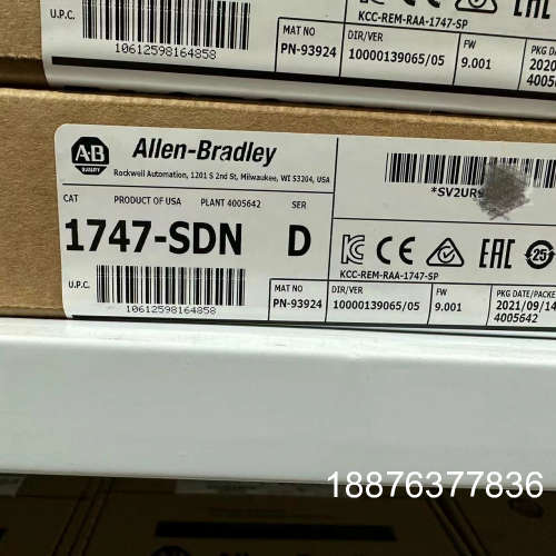 AB罗克韦尔模块 1747-SDN全新原装正品现货，实采联系议价
