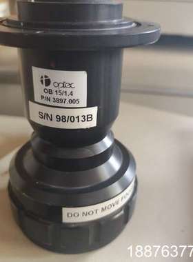 Optec OB 15/1.4 投影机镜头，型号P/N 38议价
