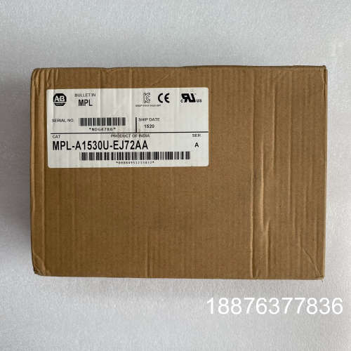 罗克韦尔AB伺服电机，型号MPL-A1530U-EJ72AA