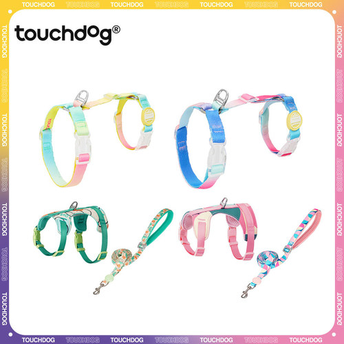 Touchcat它它猫咪牵引绳遛猫绳胸背心式防挣脱工字溜小猫专用背带