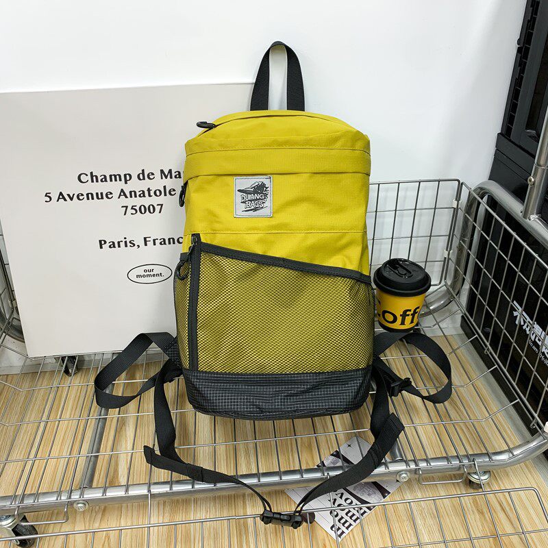 个性潮流时尚休闲小众设计大容量双肩包夏季新款2026男女外出背包