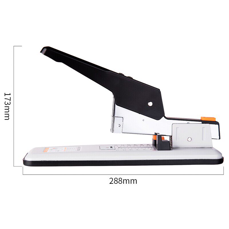 DELI 100페이지 단순 강력 대형 스테이플러|스테이플러 대형 두꺼운 강력 스테이플러 0290