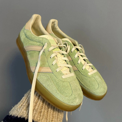 真皮牛油果三条杠德训鞋