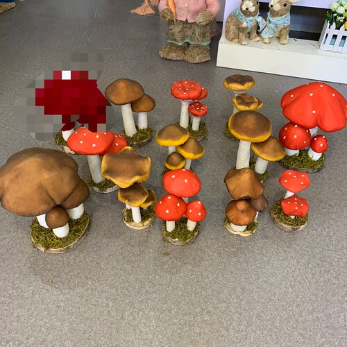 仿真蘑菇手工泡沫模型
