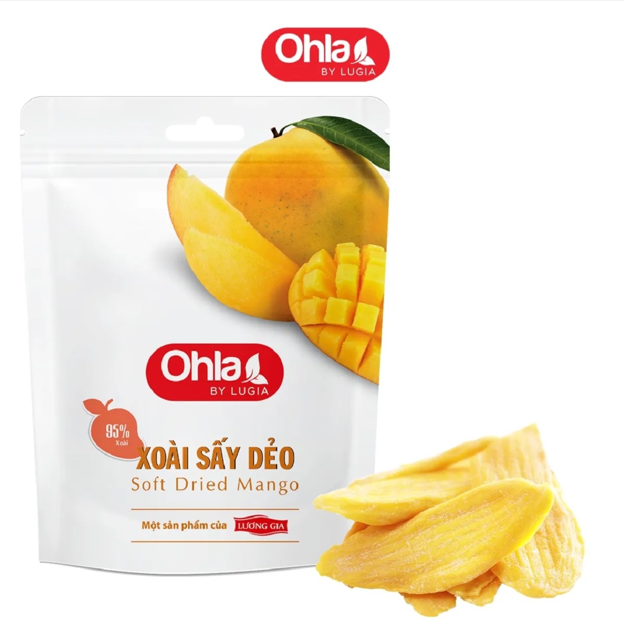 越南代购 Ohla 新款芒果干果脯蜜饯软糯不黏牙休闲零食特产100g