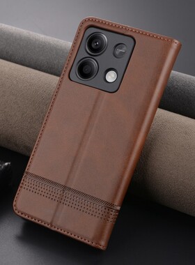 适用红米NOTE13RPRO手机壳皮夹小米2311FRAFDC保护套翻盖外壳6.67英寸NOTO膜NATA钱包款NETE男士红米NOTE13RP