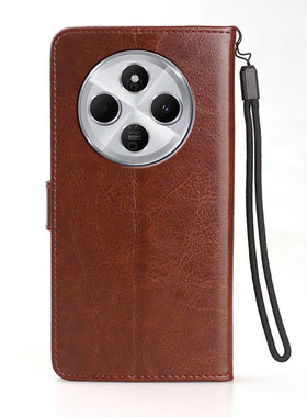 适用小米POCOC75手机壳翻盖小米POCO C75外壳皮夹小米2410FPCC5G保护套6.88英寸poco插卡pocophone钢化膜p0c0